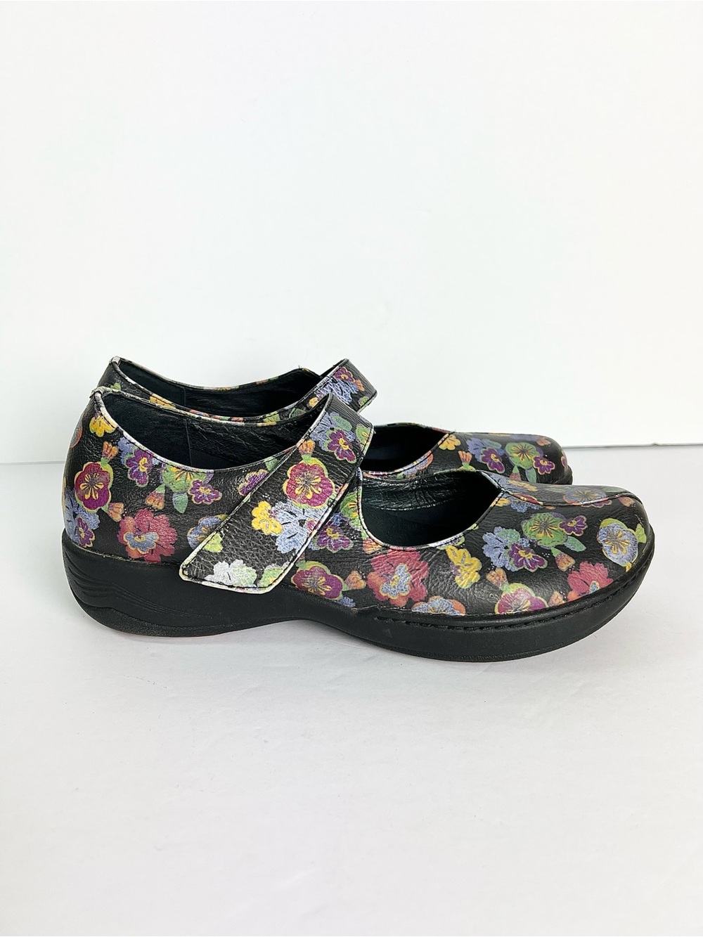 Dansko Annie – Pansy Floral womens size 40 professional shoes comfort